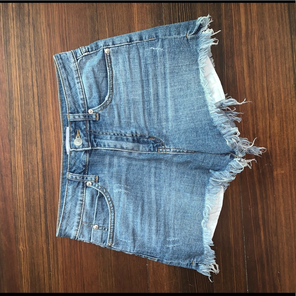 Just USA NEVER WORN high waisted jean shorts